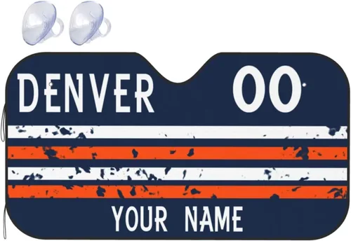 Vista 16 de Parasol personalizado para parabrisas de Arizona. Añade nombre y número personalizados, mantiene tu vehículo fresco, bloquea los rayos UV