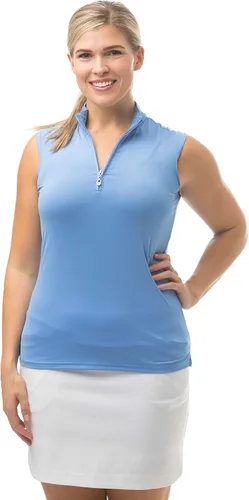 Vista 2 de SanSoleil Sunglow Sleeveless Mock Neck Top