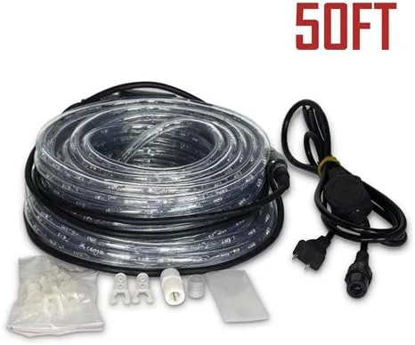 Vista 7 de Diophros - Tira de luces LED para interiores o exteriores, tira de iluminación impermeable, decoración de patio trasero, jardín y fiestas