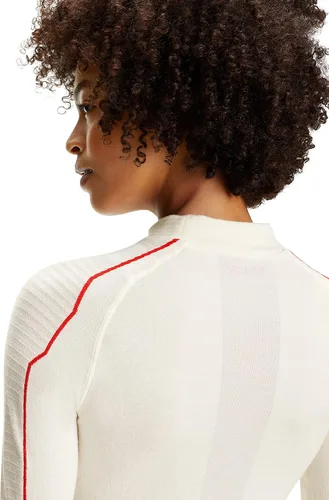 Vista 4 de FALKE Wool Tech - Camisa de manga larga con capa base de tendencia para mujer, 1 pieza
