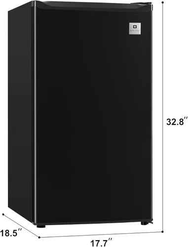 Vista 11 de RFR320 Mini refrigerador de una puerta con congelador, 3.2 Cu. Pie. capacidad - negro