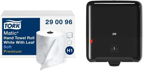 Vista 11 de Tork Matic Paper - Rollo de toalla de mano Natural H1, universal, 100% fibra reciclada, 6 rollos x 700 pies, 290088