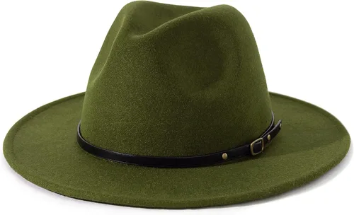 Vista 95 de Lisianthus - Sombrero con cinta con hebilla de ajuste, para mujer, modelo Fedora