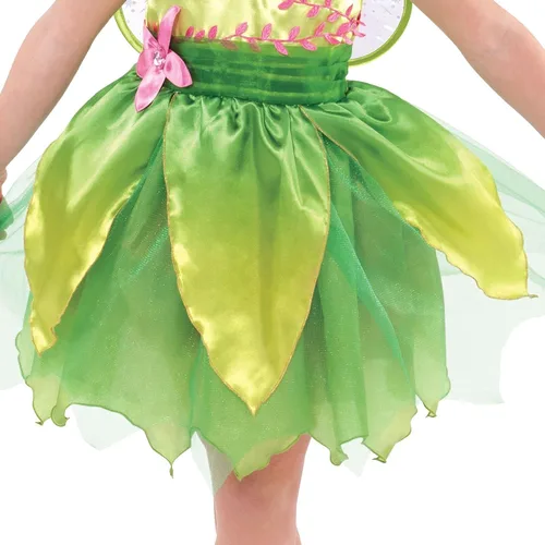 Vista 4 de Suit Yourself Classic Tinkerbell Halloween Costume for Toddler Girls Includes Wings