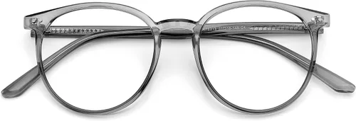 Vista 17 de Gafas redondas con bloqueo de luz azul para computadora para mujeres y hombres