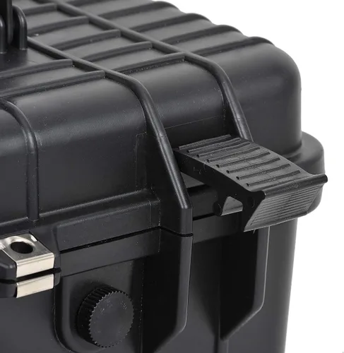 Vista 8 de MEIJIA Funda rígida impermeable para cámara para todo tipo de clima con espuma de ajuste personalizado incluida, elegante negro, apto para drones