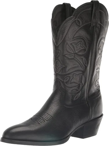 Vista 3 de Ariat Botas vaqueras Western Heritage Western con punta R para mujer Marrón desteñido