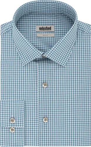 Vista 23 de Kenneth Cole - Camisa de vestir para hombre, corte ajustado, cuadros y rayas (estampadas)