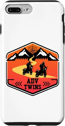 Vista 12 de iPhone 12 mini Adv Twins Riders Motorcycle Biker Off-Road Brother Sister Case
