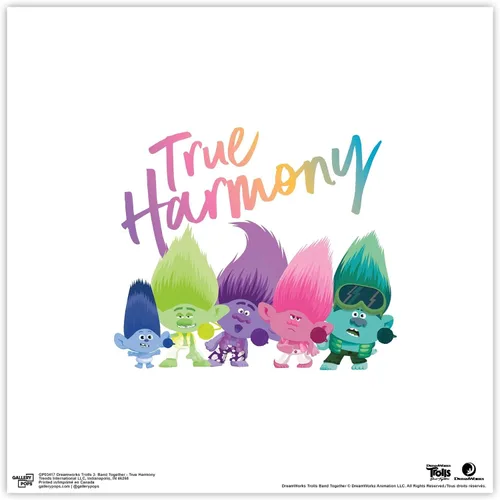 Vista 9 de Trends International Gallery Pops Trolls Band Together - Póster de pared de True Harmony, 12.00 x 12.00 pulgadas, versión de marco negro