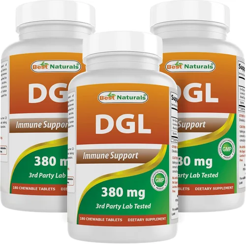 Vista 9 de Best Naturals DGL Masticable 380 mg 180 Comprimidos