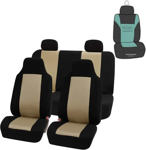 Vista 16 de Juego completo de fundas para asientos clásicas FH-FB102114. Dispensador de pañuelos para viajes en auto, apto para la mayoría de coches, camiones