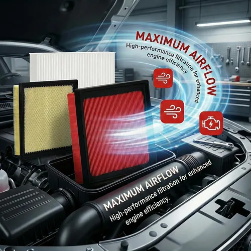 Vista 4 de Kit de filtro de aire de motor y filtro de aire de cabina blanco para Acura Integra 1.5L L4 2026 2025 2024 2023