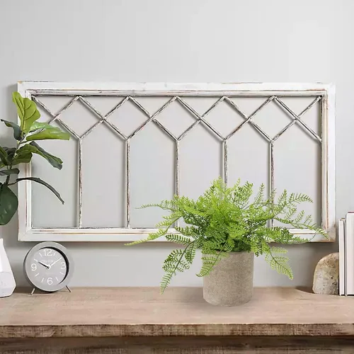Vista 6 de Briful Pequeñas plantas falsas en maceta, decoración artificial de helechos Boston de plástico, plantas de imitación en macetas para el hogar, sala
