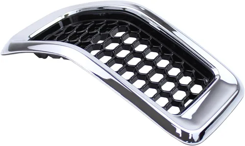 Vista 3 de Juego de cubierta de rejilla de malla de panal de cromo frontal 7PCS para Jeep