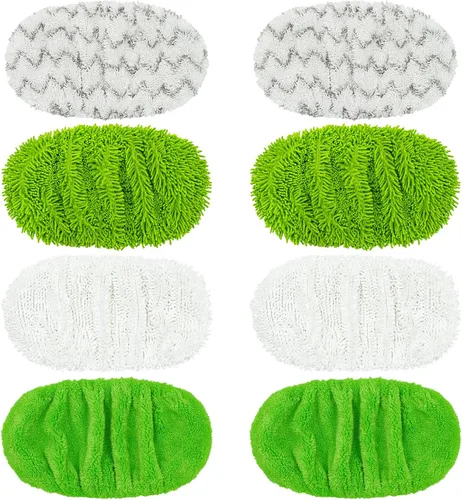 Vista 10 de Paquete de 4 almohadillas de microfibra para trapeadores Swiffer XL, reutilizables, para mopa húmeda y seca, compatibles con Swiffer Sweeper XL