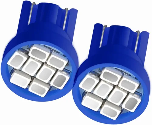 Vista 5 de Paquete de 10 bombillas LED T10 194 168 158 161 2825 para panel de instrumentos, panel de instrumentos, panel de instrumentos, panel de Azul