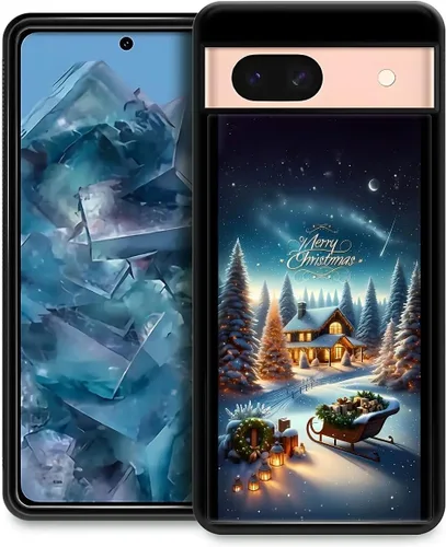 Vista 86 de Funda compatible con Google Pixel 4A 5G, Nochebuena, Google Pixel 4A 5G, delgada, suave, a prueba de golpes, TPU para mujeres y niñas, niños, funda