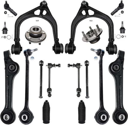 Vista 61 de Detroit Axle - Kit de suspensión delantera 4WD para Nissan Frontier Pathfinder Xterra, 2 cubos de rodamientos de ruedas, 2 brazos de control