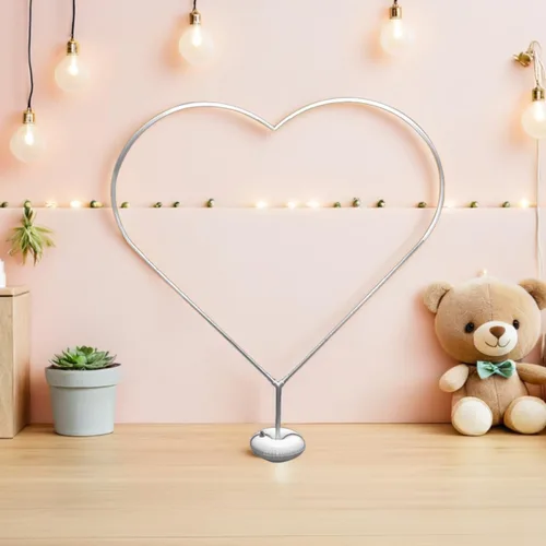 Vista 8 de LABRIMP Kit de soporte para globos, soportes de arco de corazón para decoración de bodas, kit de columna de globos pastel para fiesta