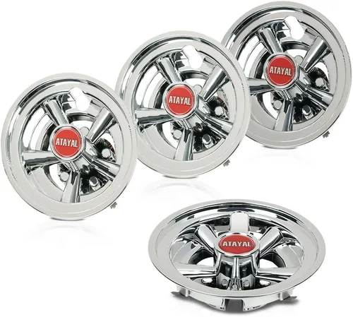 Vista 10 de CHEDA Fundas para ruedas de carrito de golf, tapas de cubo compatibles con Yamaha Club Car E-Z-GO Car 8 pulgadas