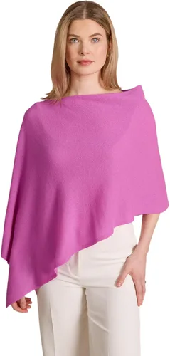 Vista 38 de CLAUDIA NICHOLE by Alashan Poncho estilo vestido, 100% cachemira Ejército/1032
