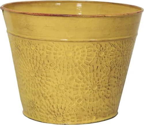 Vista 2 de Robert Allen Home & Garden MPT02015 Cove Series - Maceta de 6 pulgadas, color crema