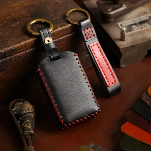 Vista 5 de SANRILY Funda de llave inteligente apta para Volvo, Negro