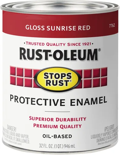 Vista 57 de Carbón gris brillante Rust-Oleum (7784502) contra el óxido 32 onzas, 7784502 Gris carbón brillante