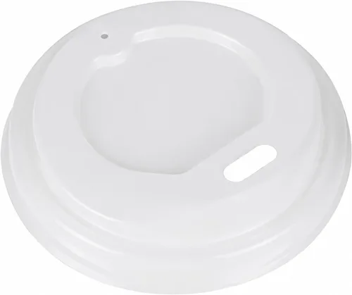 Vista 2 de Solo tapas: tapas de taza de café compostables Basic Nature, 500 tapas desechables para tazas de bebidas calientes. Las tazas se venden por