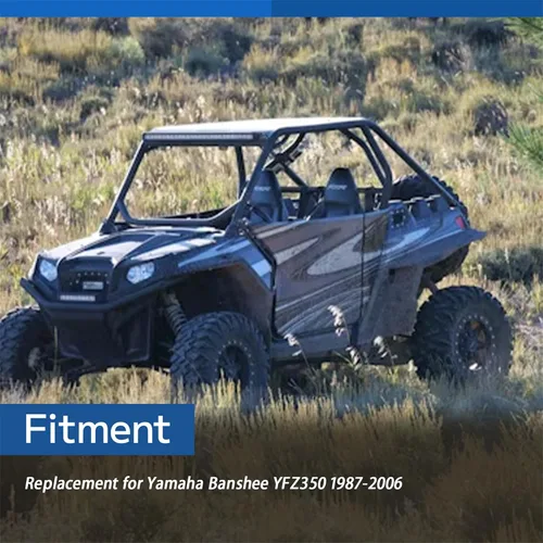 Vista 4 de WFLNHB Reemplazo de tuerca de volante aligerado/equilibrado CNC para Yamaha Banshee YFZ350 1987-2006