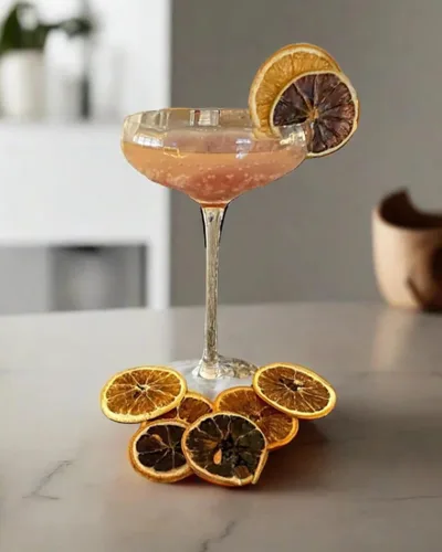 Vista 4 de Sister.ly Drinkware Opulent - Copas de cóctel redondeadas – Juego de 4, 8 onzas – Elegante cristalería acanalada para cócteles y mixología