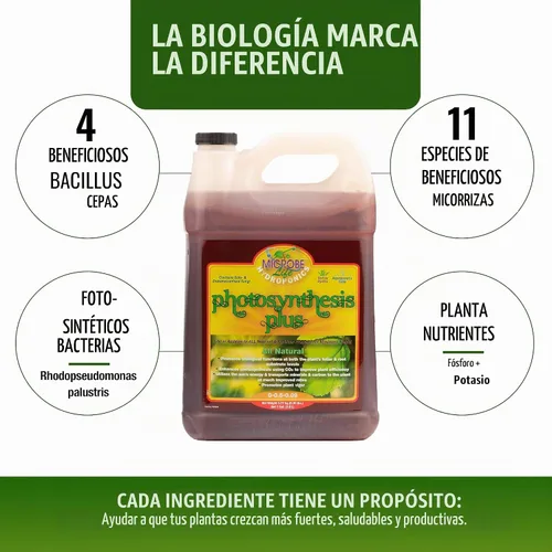 Vista 11 de Microbe Life Hydroponics Fotosíntesis Premium Plus para cultivar frutas, verduras y hierbas, el mejor Big Bud Grow profesional, usar con cualquier