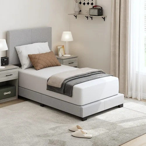 Vista 14 de Furinno TIDUR - Colchón California King de 12 pulgadas, colchón de espuma viscoelástica de gel refrescante, certificado CertiPUR-US, colchón en una