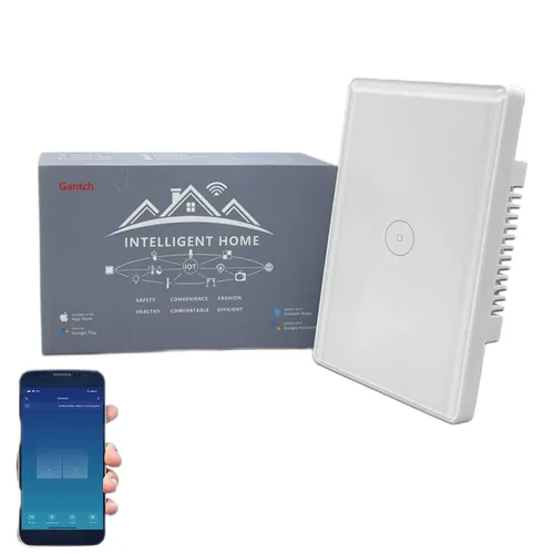 Vista 14 de Zigbee Smart Touch - Interruptor de luz de pared, control de aplicación/voz, visión nocturna, requiere puerta de enlace Tuya