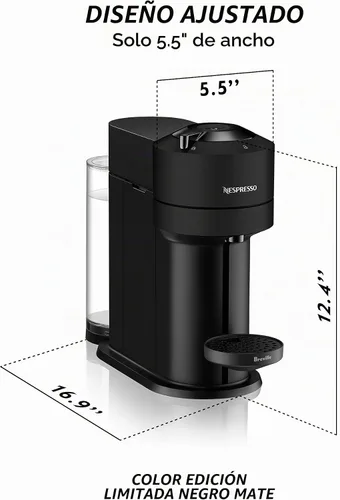Vista 3 de Nespresso Vertuo Next Máquina para hacer café y espresso de Breville