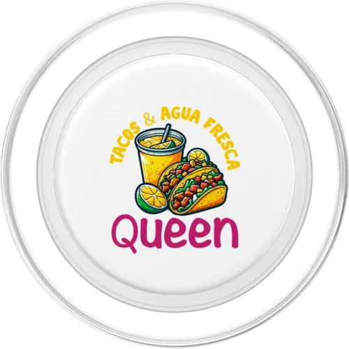 Vista 2 de Tacos & Agua Fresca Fun Mexican Food Lover Comida Mexicana PopSockets MagSafe PopGrip for iPhone