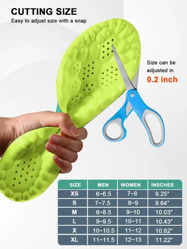 Vista 44 de Plantillas 4D Cloud para mujeres y niños, plantillas de soporte de arco, plantillas de espuma viscoelástica, plantillas de zapatos deportivos