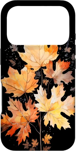Vista 30 de Autumn Leaves Watercolor Art Fall Season Thanksgiving Case for iPhone 17