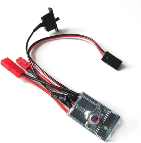 Vista 4 de RC 20A ESC cepillado controlador de velocidad del motor para RC coche barco W/O freno