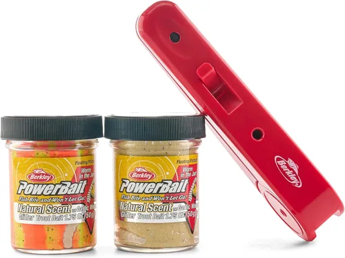 Vista 34 de Berkley PowerBait - Masa de cebo para pesca de trucha Assorted 4-Pack