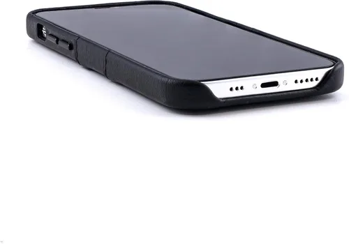 Vista 6 de Dockem Funda tipo cartera para iPhone 12 y iPhone 12 Pro: Placa de metal integrada para montaje magnético y 2 tarjeteros de crédito: 6.1" Exec M2
