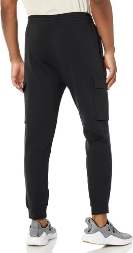 Vista 2 de adidas Pantalones cargo rectos de forro polar Essentials para hombre
