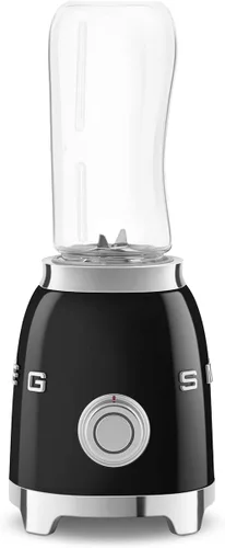 Vista 4 de SMEG Licuadora personal estilo retro de los años 50 con perilla retroiluminada y dos botellas de 20.3 fl oz sin BPA