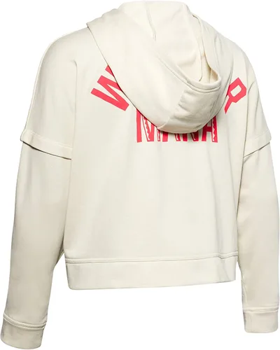 Vista 2 de Under Armour Project Rock Warrior Mana Terry - Sudadera con capucha para mujer
