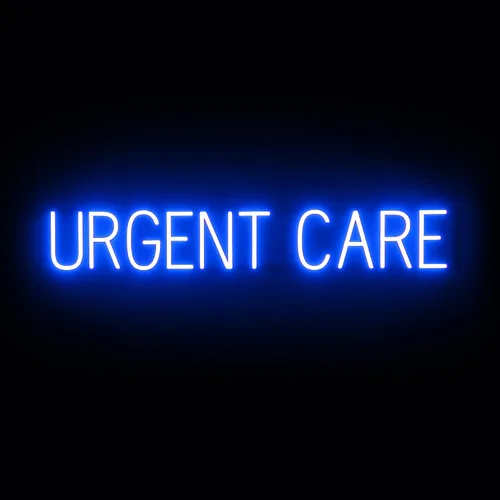 Vista 12 de SpellBrite LED Neon ER Sign for Business - Blue, 9" x 6" Azul