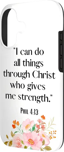 Vista 2 de I Can Do All Things Through Christ Jesus Philippians 4:13 Case for iPhone 17