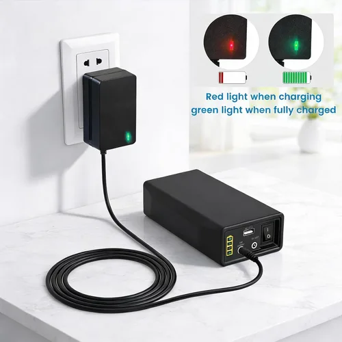 Vista 7 de Cargador de batería LiFePO4 de 14.6V 2A para paquete de fosfato de hierro