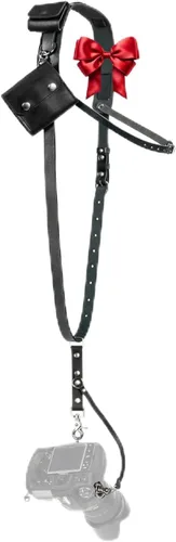 Vista 9 de C Coiro Leather Camera Strap Crossbody for DSLR, Mirrorless – Secure Dual Mount, Quick Release for Professional Photography Negro