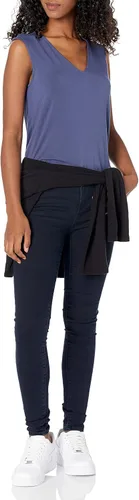 Vista 4 de Tienda Essentials Women's Jersey Standard-Fit V-Neck Tank Top (Previously Daily Ritual), Multipacks